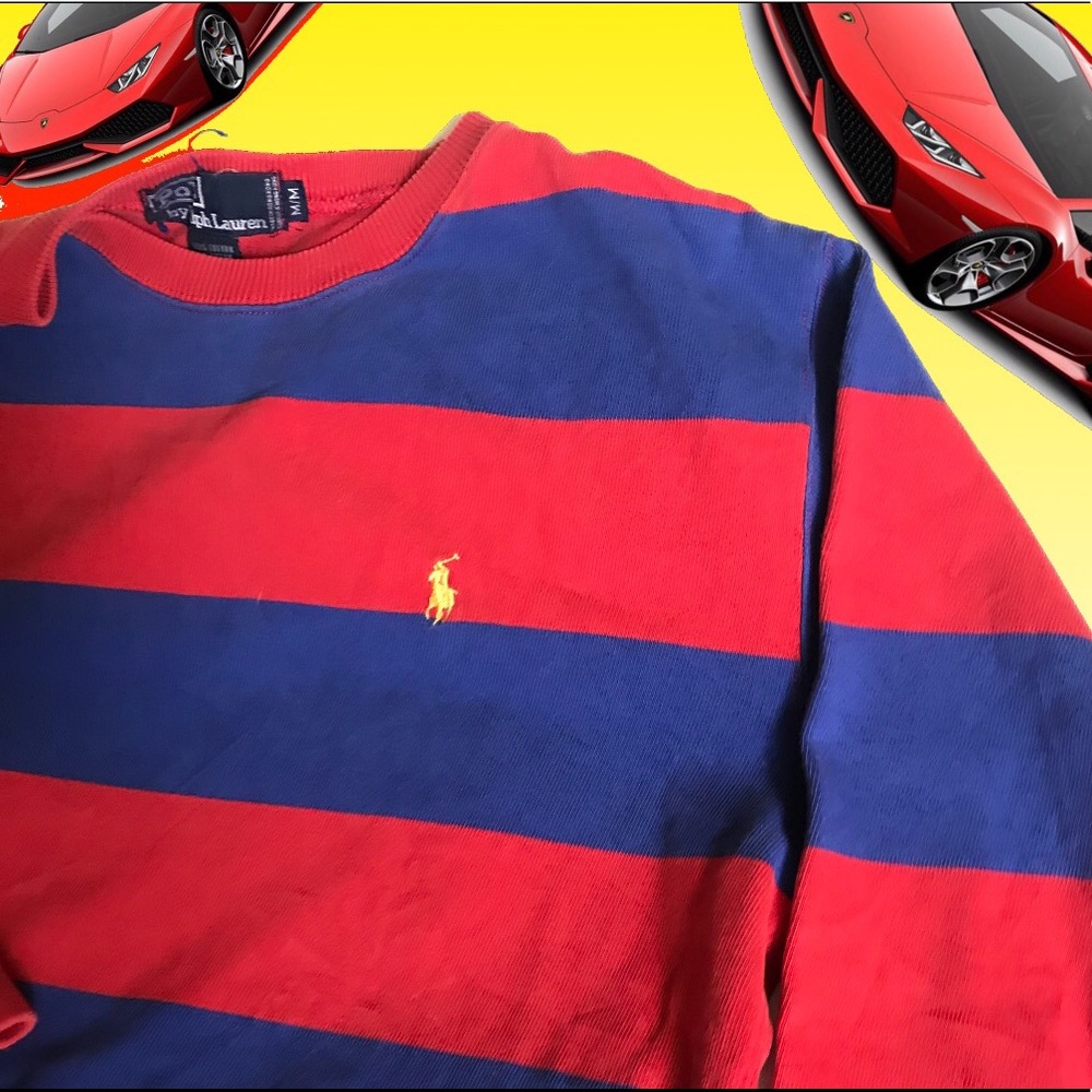 Vintage long sleeve polo shirt
